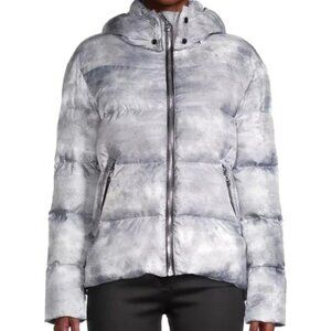 Nicole Benisti Series Puffer Down Jacket Marbled Grey XL